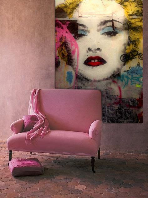 DECOR ; INTERIORS ; ROOMS ; art by BRAM RANSOM | Pink art, Art decor, Wall art decor
