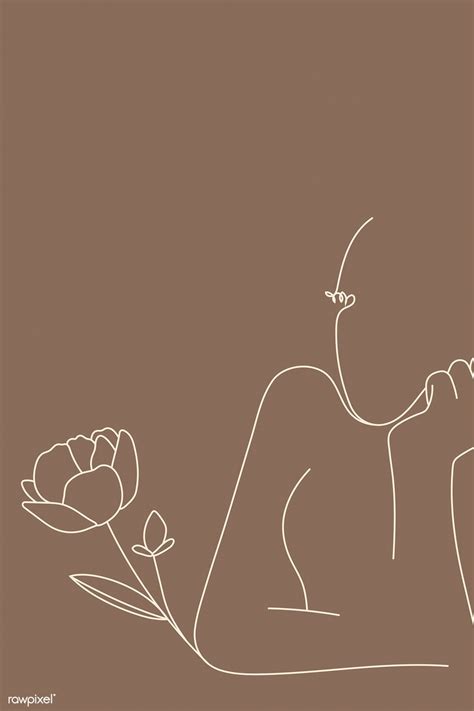 Feminine line art vector | premium image by rawpixel.com / katie | Line art vector, Abstract ...