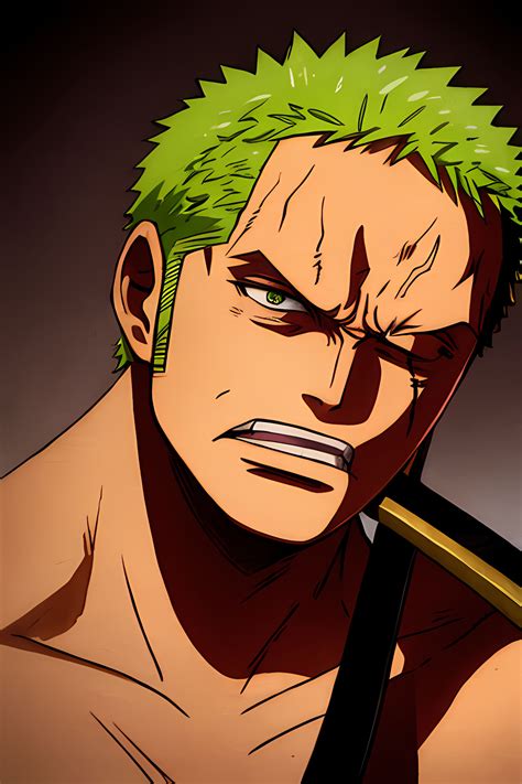 Zoro's Intense Stare by LadyNuggets on DeviantArt