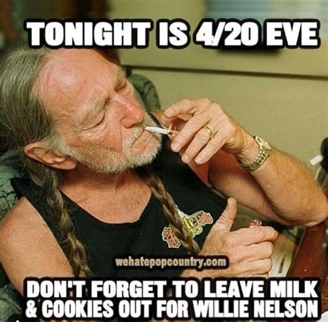 Pin by April Addington on Music Memes | Milk cookies, Willie nelson ...