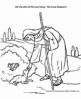 The Parable Of Lost Sheep Coloring Pages 1  Parables Jesus sketch template