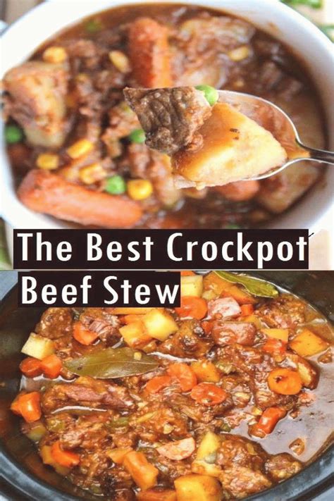 The Best Crockpot Beef Stew This has been proclaimed as Best Crockpot ...