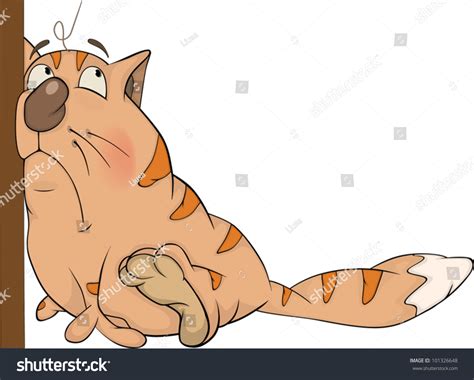 Sad Cat Cartoon Stock Vector (Royalty Free) 101326648 | Shutterstock