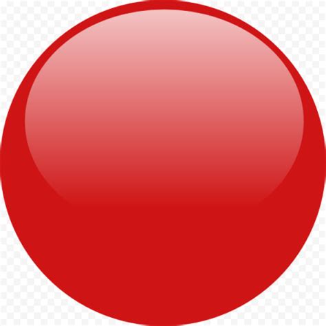 FREE Red Round Circle Dot Button Icon PNG | Citypng