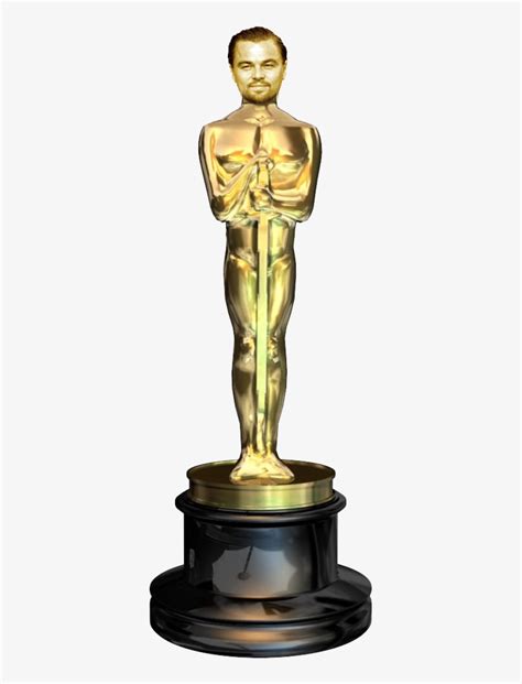 Oscar Award Trophy Png - Leonardo Di Caprio Oscar Png - Free ...