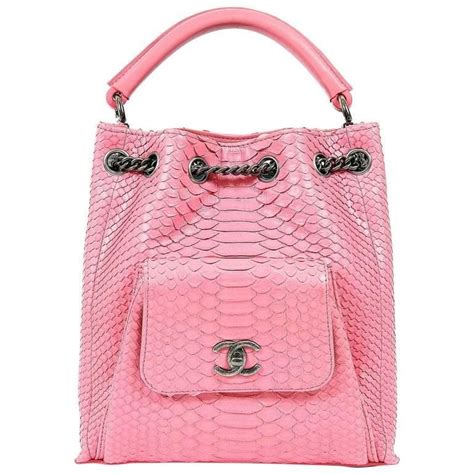 Chanel Pink Python Backpack at 1stDibs | chanel pink backpack, chanel python backpack, pink ...