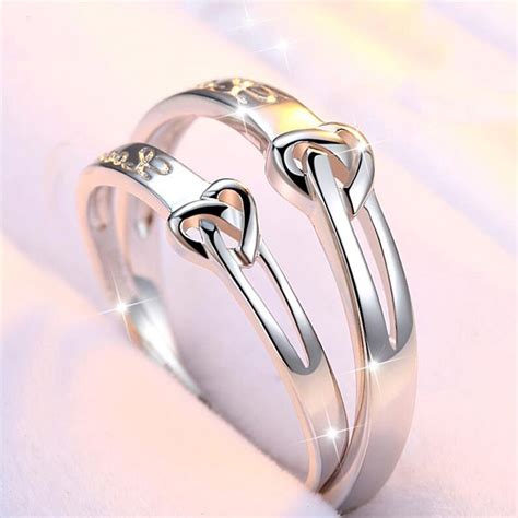 Lovers Rings Top Silver S925 Rings For Lovers(Price For a Pair ...