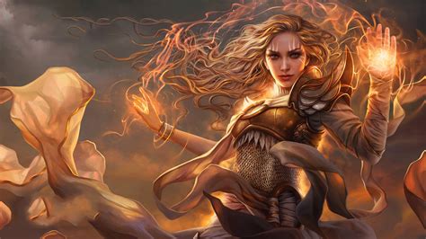 Magic: The Gathering, Fantasy Men, glowing eyes, fantasy art HD Wallpaper