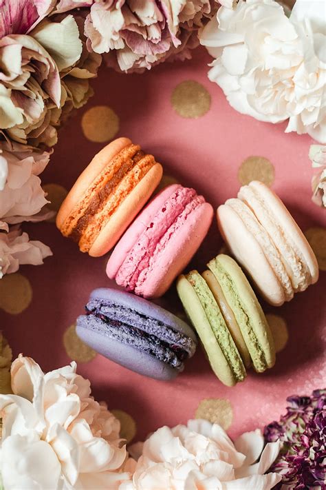 Macarons, cookies, colorful, dessert, branches, HD phone wallpaper | Peakpx