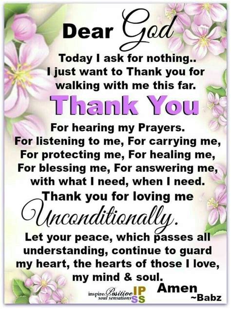 Dear God, thank you. | Good morning prayer, God prayer, Prayer quotes
