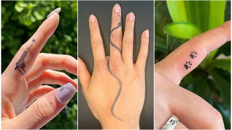 5 Minimalistic Finger Tattoo Ideas To Up Your Body Inked In 2023