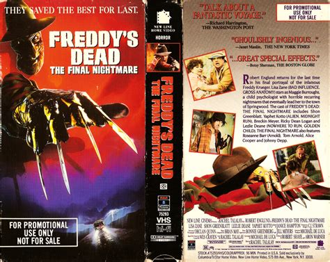 Freddy's Dead: The Final Nightmare, New Line U.S. release. | Freddy's dead, Vhs cover, Freddy horror