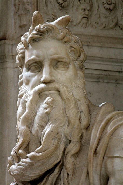 Moses (Michelangelo) - Wikipedia | Michelangelo sculpture, Greek ...