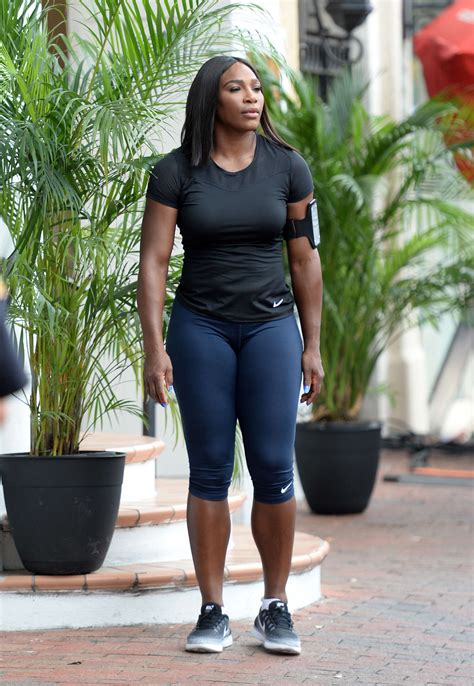 Serena Williams – Filming a commercial for Chase Bank in Coral Gables – GotCeleb