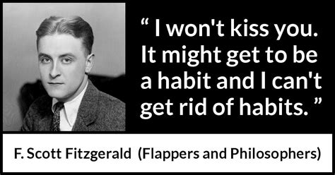 F. Scott Fitzgerald quote about kiss from Flappers and Philosophers | Scott fitzgerald quotes ...