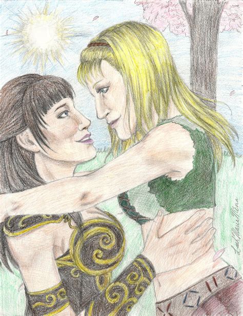 Xena and Gabrielle ~ Spring Love by SaiyukiMarie39 on DeviantArt