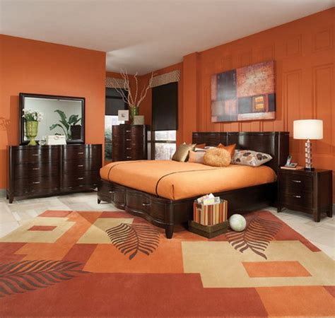 15 Awesome Orange Bedroom Ideas That Will Inspire You - EatHappyProject