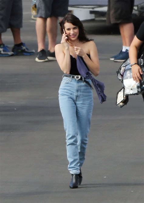 Emma Roberts - American Horror Story 1984 set in LA-16 | GotCeleb