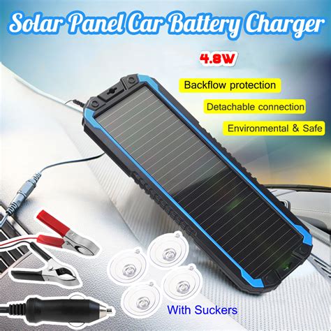 New 4.8W 18V Portable Solar Panel Power Battery Charger Backup for ...