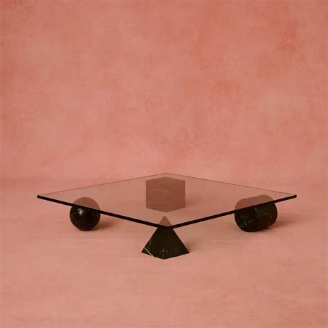 Marble Coffee Table with Glass Top – Elsa Home And Beauty