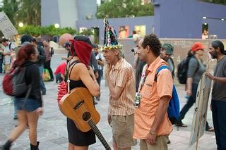 Talking. | Colorful people milling about. | steve lyon | Flickr