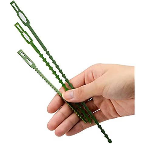 110pcs Adjustable Plant Tie Green Garden Ties Flexible Garden Plant Ties Garden Twist Ties For ...