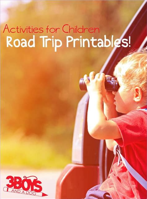 Printable Travel Games - Road Trip Activities for Kids | Road trip activities, Road trip ...
