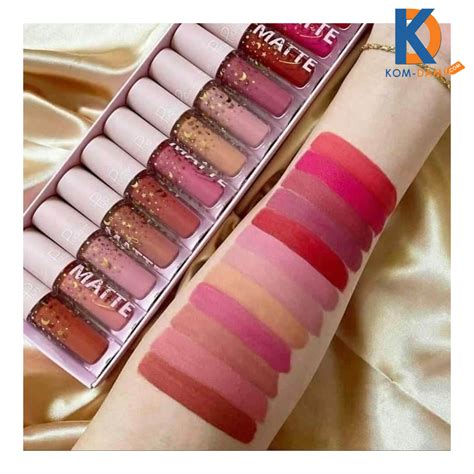 Pudaier Matte Lasting Lipstick AIR MATTE LIP 12 Colors Matte Lipstick ...