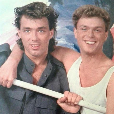 Gary Kemp and Martin Kemp from 80's British New Romantic band Spandau ...