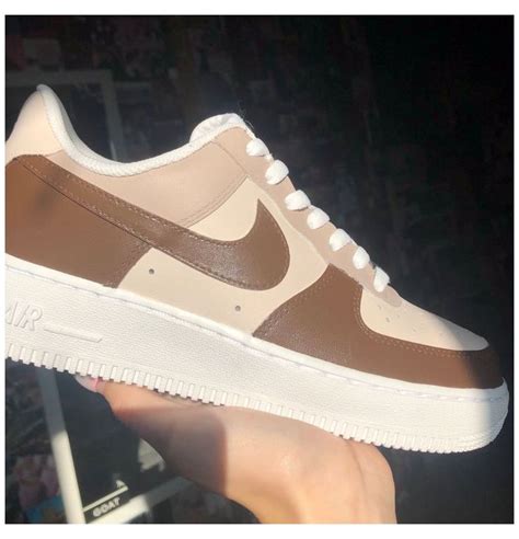 Nike Shoes | Dark Brown Color Block Air Force Ones | Color: Brown/Tan | Size: Various #nike # ...