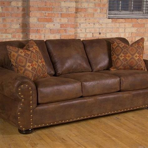 Western Leather Sofa Sleeper | Rustic leather sofa, Rustic couch, Rustic sofa