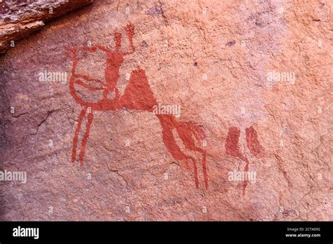 North Africa, Sahara, Algeria, Tassili N'Ajjer National Park, Tadrart ...