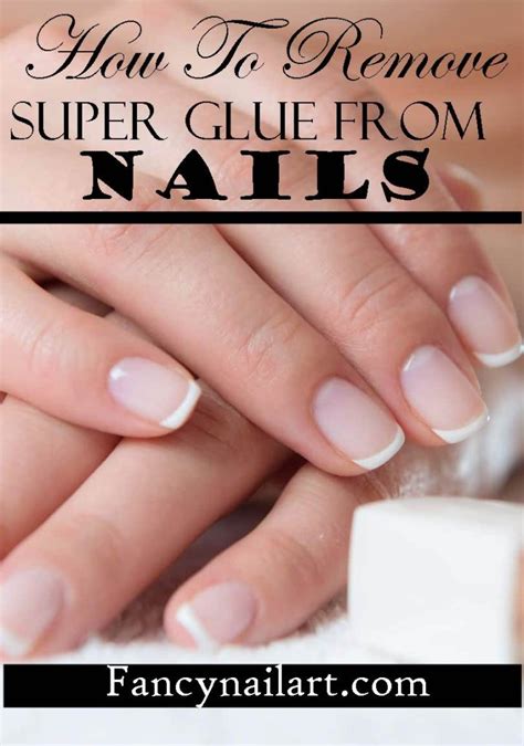 How To Remove / Take Off Super Glue From Fake Nails | The Easy Way