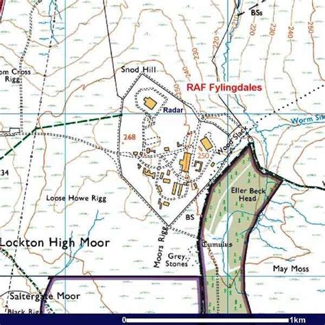 Aerial Images of BMEWS Site 3, RAF Fylingdales, UK