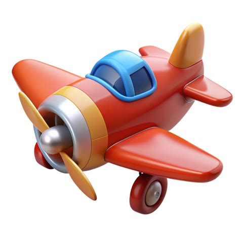 Airplane Kids Toys 3d Concpet 45545861 PNG