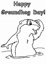 Free Printable Groundhog Day Coloring Pages sketch template