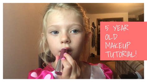 5 Year Old MakeUp Tutorial - YouTube