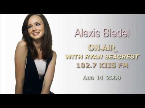 Alexis Bledel Radio Interview 08/14/2009 - YouTube