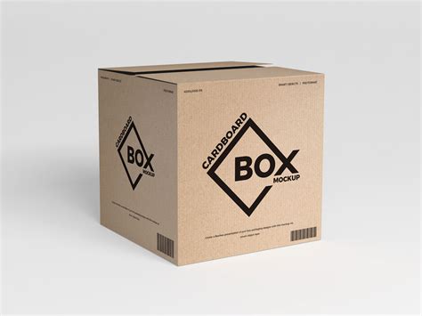 Free-PSD-Cardboard-Box-Packaging-Mockup - Graphic Google - Tasty ...