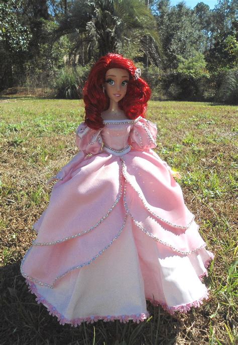Princess Ariel 17inch Pink Dress OOAK LE Doll by SetsunaKou on DeviantArt