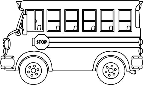 Free Bus Clipart Black And White, Download Free Bus Clipart Black And White png images, Free ...