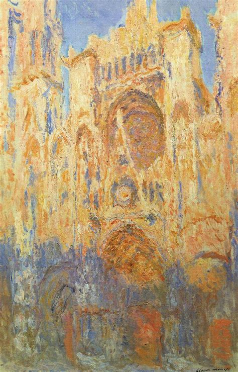 Claude Monet (1840-1926) : Rouen Cathédral, Facade (Sunset), 1892/1894 Musée Marmottan Monet ...