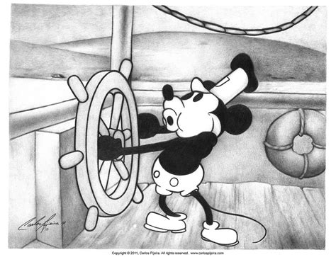 Steamboat willie, Disney art, Animated cartoons