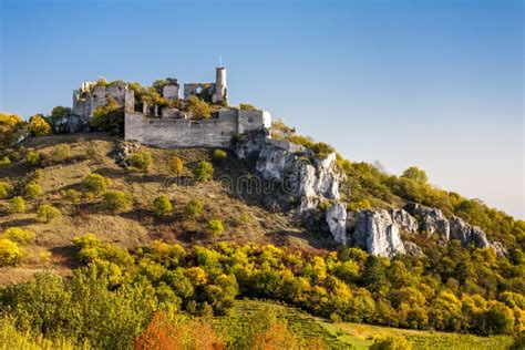 Ruins of Falkenstein Castle Stock Photo - Image of viticulture, history: 22763510