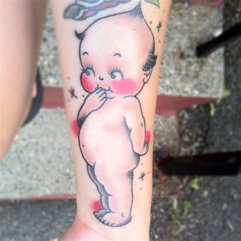 kewpie tattoo - Google Search | Kewpie tattoo, Doll tattoo, Baby tattoos