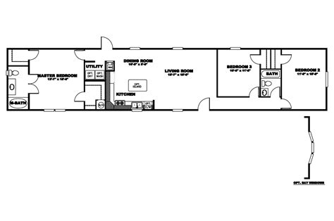16x80 Mobile Home Floor Plans | plougonver.com