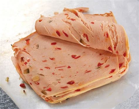 Pimento Loaf, Sliced - Prepared Food Photos, Inc.