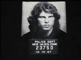 Jim Morrison... | Jim morrison, Mug shots, Celebrity mugshots