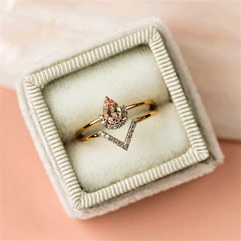 local eclectic | Opal Eye Stacking Set | Unique engagement rings rose ...