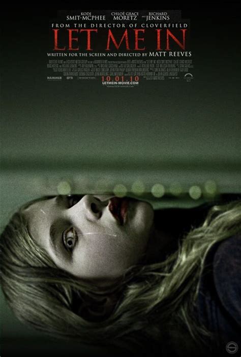 I really like this poster from Let me in. | Movie posters, Scary movies, Vampire movies